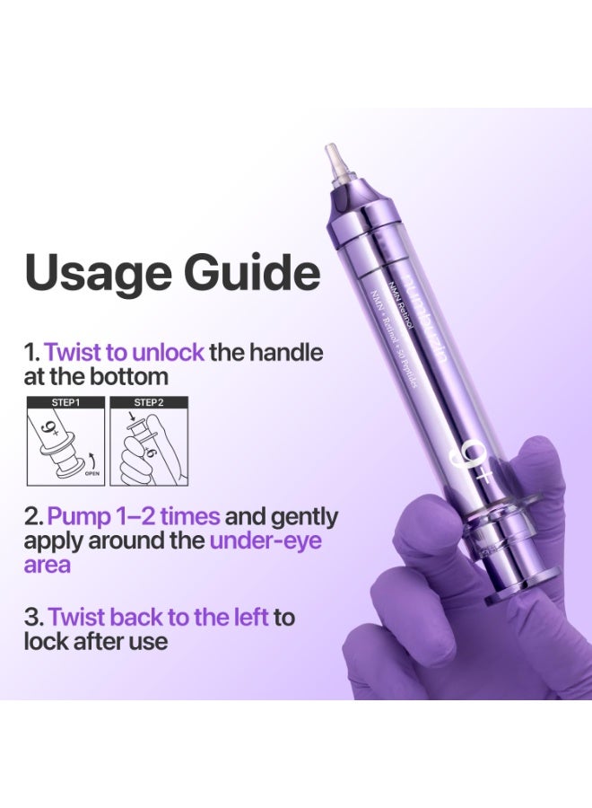 numbuzin No.9 Eye Cream | NAD+ Retinol Volumetox Eye Cream | Firming, Wrinkles, Fine Lines, Dark Circles, Depuff | Retinol, Peptides, Niacinamide | Restores Radiance for Undereyes | 0.33 fl. oz. - Image 2